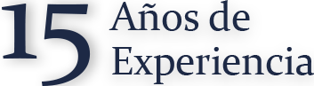 15 años de experiencia